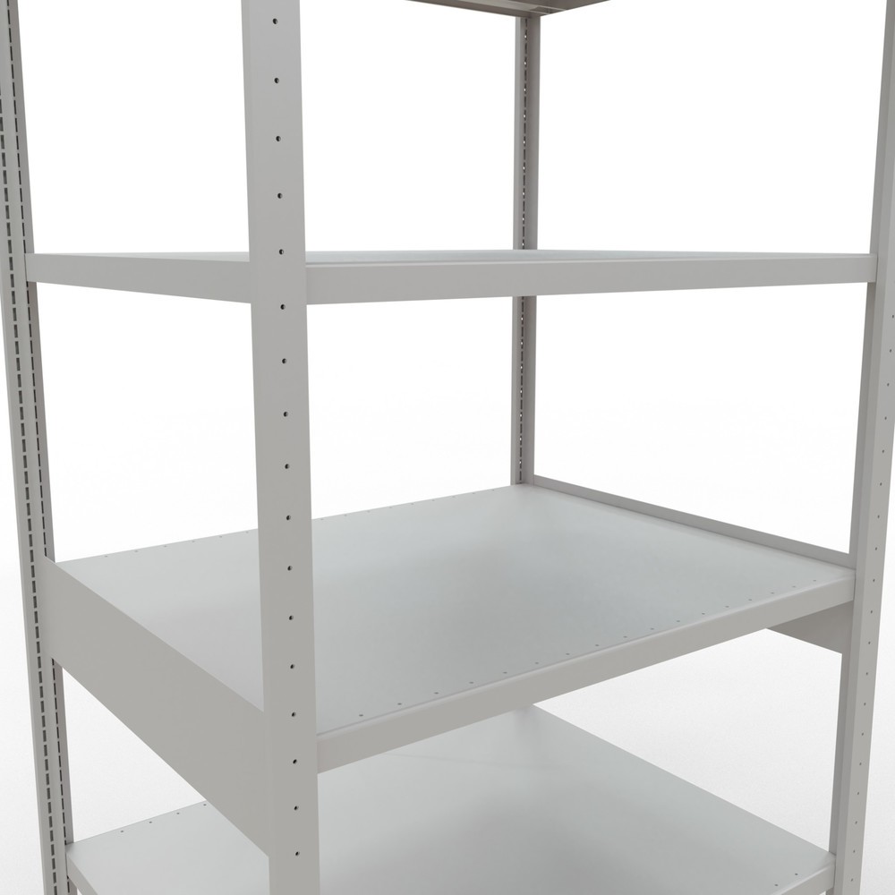 N° de l'image du produit 5 : SCHULTE Rayonnage à tablettes gris clair, charge par tablette 330 kg, HxlxP 2 500 x 1 060 x 836 mm
