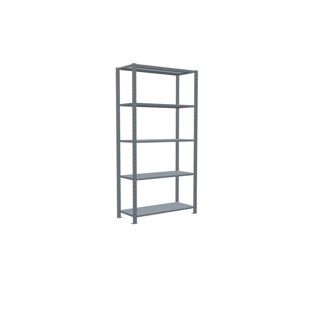 SCHULTE Rayonnage à tablettes galvanisé avec 5 tablettes en tôle d’acier, charge par tablette 330 kg, HxlxP 2 000 x 1 060 x 436 mm N° de l'image du produit 2 : SCHULTE Rayonnage à tablettes galvanisé avec 5 tablettes en tôle d’acier, charge par tablette 330 kg, HxlxP 2 000 x 1 060 x 436 mm
