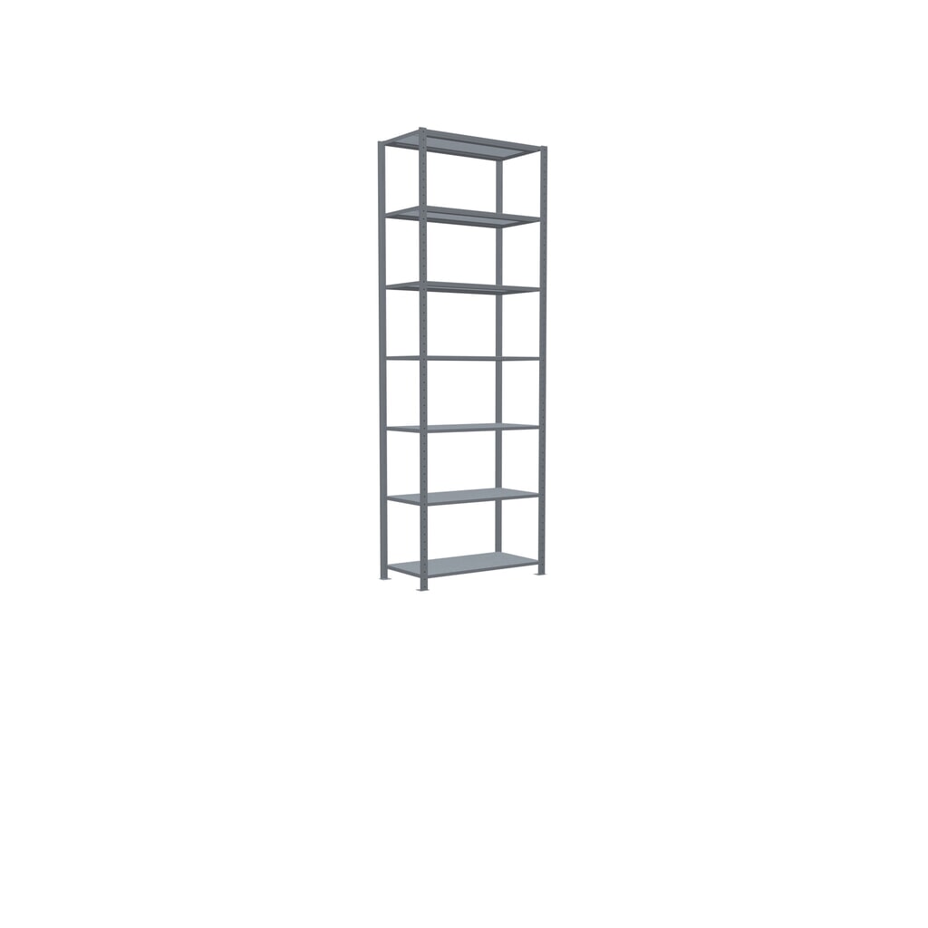 N° de l'image du produit 2 : SCHULTE Rayonnage à tablettes galvanisé, charge par tablette 330 kg, HxlxP 3 000 x 1 060 x 536 mm