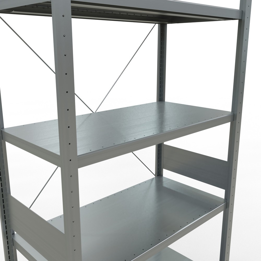 Numéro de l'image du produit 5: SCHULTE Rayonnage à tablettes galvanisé, charge par tablette 330 kg, HxlxP 3 000 x 1 060 x 536 mm