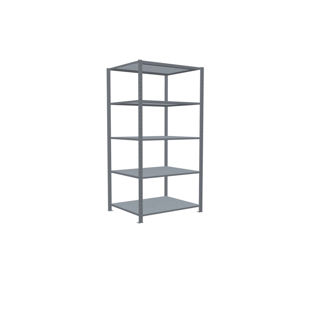 SCHULTE Rayonnage à tablettes galvanisé avec 5 tablettes en tôle d’acier, charge par tablette 330 kg, HxlxP 2 000 x 1 060 x 836 mm N° de l'image du produit 2 : SCHULTE Rayonnage à tablettes galvanisé avec 5 tablettes en tôle d’acier, charge par tablette 330 kg, HxlxP 2 000 x 1 060 x 836 mm