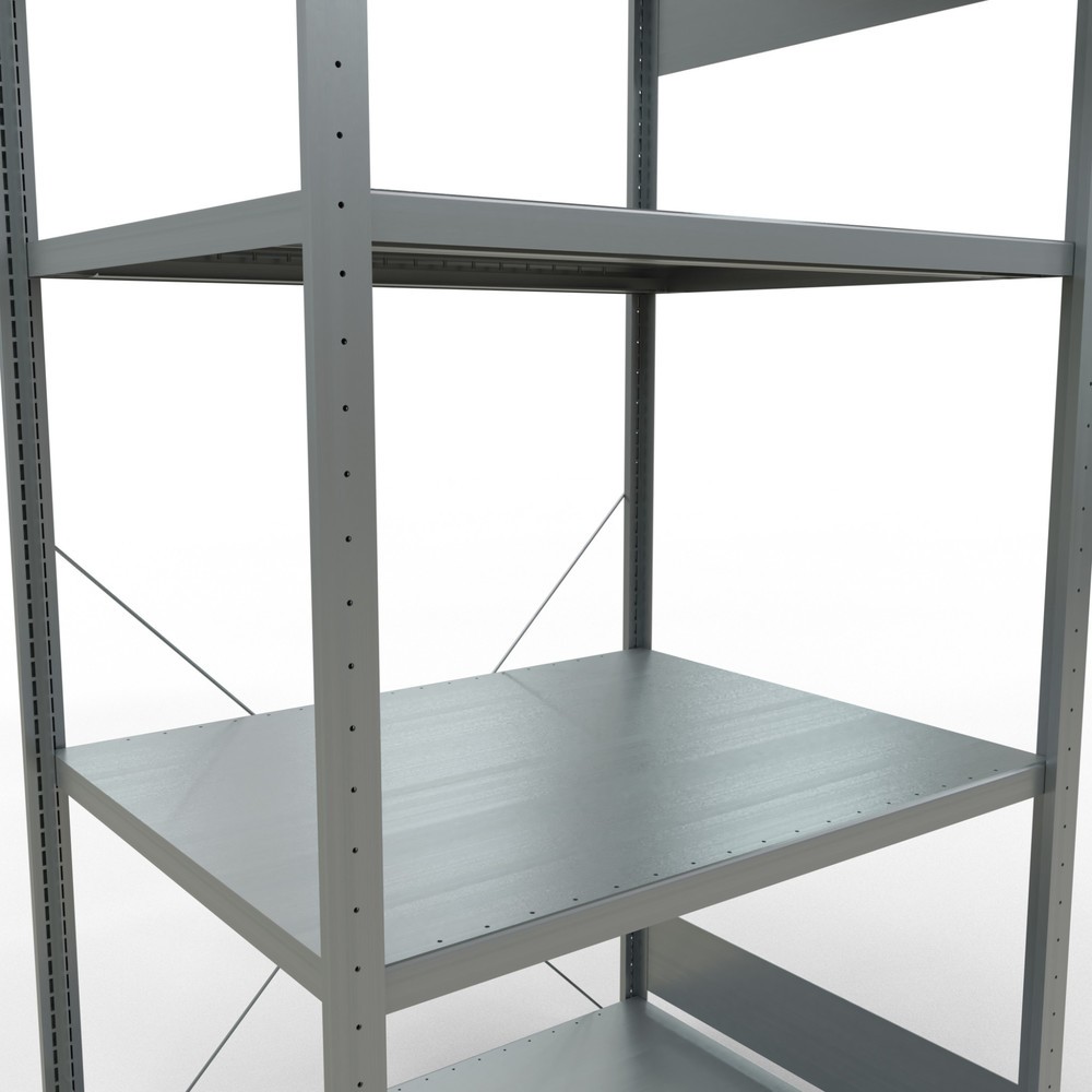 Numéro de l'image du produit 5: SCHULTE Rayonnage à tablettes galvanisé avec 5 tablettes en tôle d’acier, charge par tablette 330 kg, HxlxP 2 000 x 1 060 x 836 mm