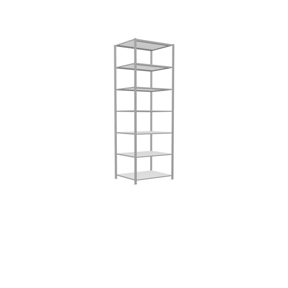 Numéro de l'image du produit 2: SCHULTE Rayonnage à tablettes gris clair, charge par tablette 330 kg, HxlxP 3 000 x 1 060 x 836 mm