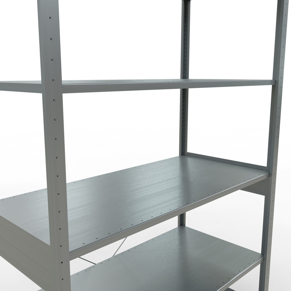 Numéro de l'image du produit 5: SCHULTE Rayonnage à tablettes galvanisé, charge par tablette 150 kg, HxlxP 2 500 x 1 360 x 636 mm