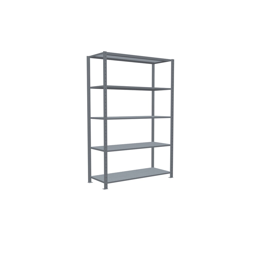 SCHULTE Rayonnage à tablettes galvanisé avec 5 tablettes en tôle d’acier, charge par tablette 150 kg, HxlxP 2 000 x 1 360 x 536 mm N° de l'image du produit 2 : SCHULTE Rayonnage à tablettes galvanisé avec 5 tablettes en tôle d’acier, charge par tablette 150 kg, HxlxP 2 000 x 1 360 x 536 mm