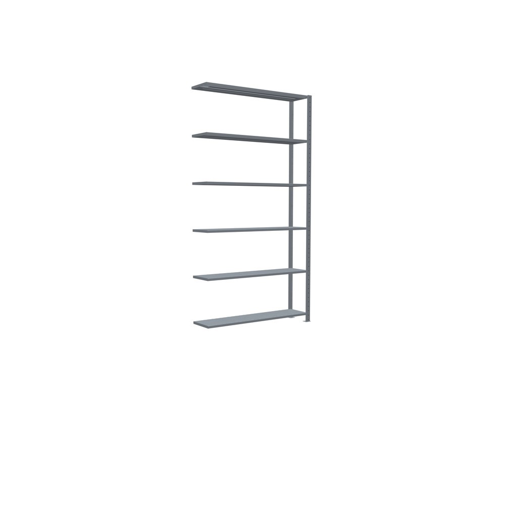N° de l'image du produit 2 : Rayonnage à tablettes SCHULTE, système enfichable, travée auxiliaire, CT 150 kg, galvanisé, H x l x P 2 500 x 1 300 x 300 mm