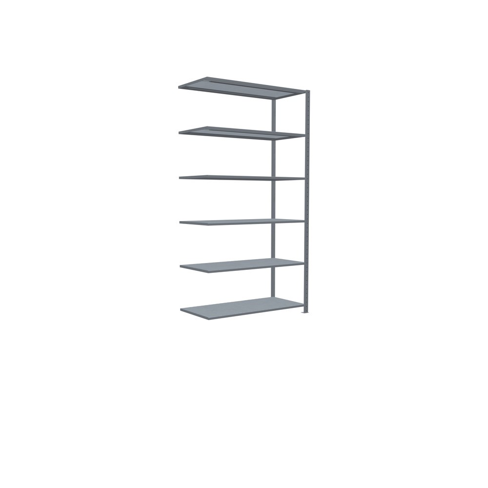 Numéro de l'image du produit 2: Rayonnage à tablettes SCHULTE, système enfichable, travée auxiliaire, CT 150 kg, galvanisé, H x l x P 2 500 x 1 300 x 600 mm