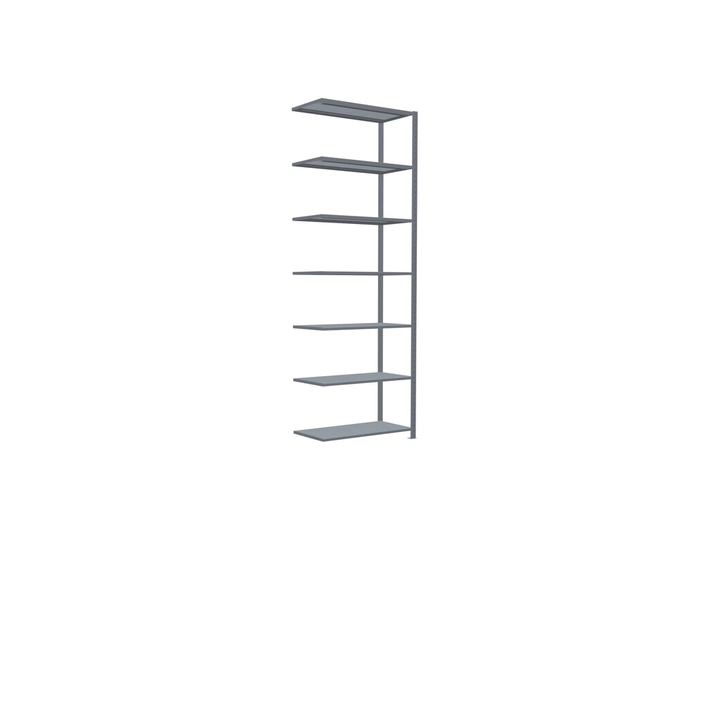 N° de l'image du produit 2 : Rayonnage à tablettes SCHULTE, système à emboîter, travée auxiliaire, charge par tablette 330 kg, galvanisé, H x l x P 3 000 x 1 000 x 500 mm