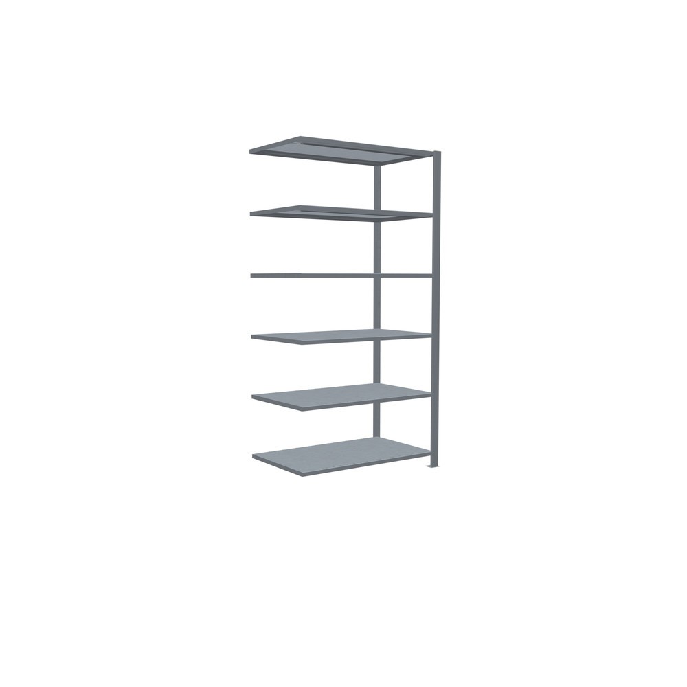 Numéro de l'image du produit 2: Rayonnage de bureau SCHULTE travée auxiliaire, utilisable des deux côtés, sans butées centrales, CT 150 kg, HxlxP 2 000 x 1 000 x 600 mm