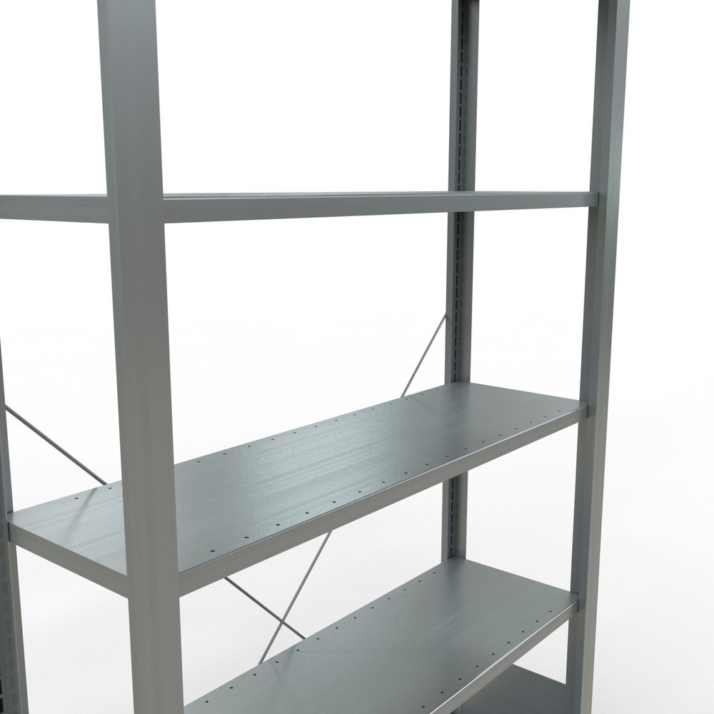 Numéro de l'image du produit 4: Rayonnage de bureau SCHULTE travée de base, utilisable d’un seul côté, sans barres de butée, CT 85 kg, HxlxP 2 000 x 1 000 x 300 mm