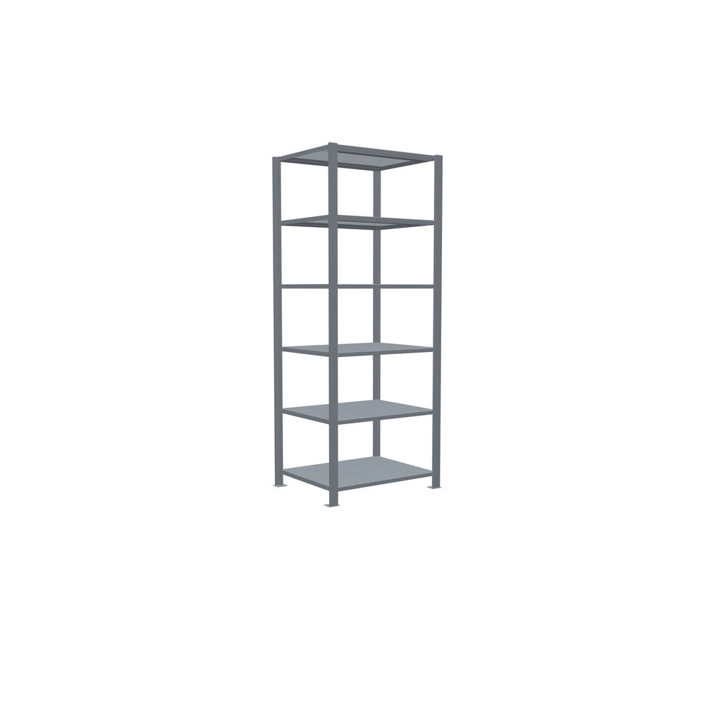 Numéro de l'image du produit 2: Rayonnage de bureau SCHULTE travée de base, utilisable des deux côtés, avec butées centrales, CT 150 kg, HxlxP 2 000 x 750 x 600 mm