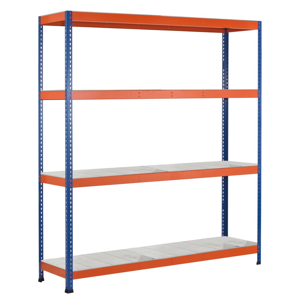 Numéro de l'image du produit 1: Rayonnage grande portée SCHULTE, avec panneaux en acier, module de base, H x l x P 3 048 x 2 146 x 469 mm
