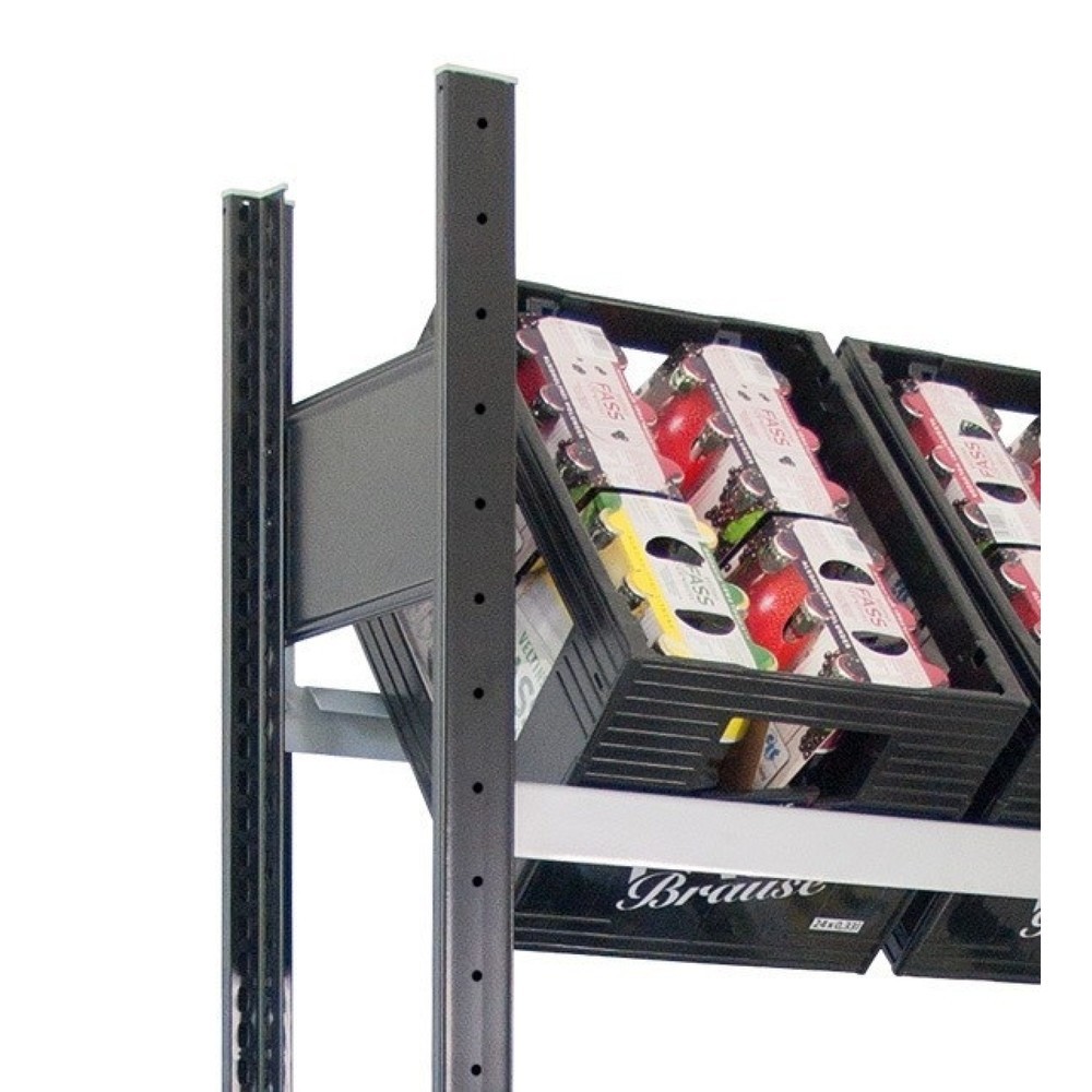 Numéro de l'image du produit 2: Rayonnage pour cagettes à boissons SCHULTE, Hxl 1 800 x 820 mm