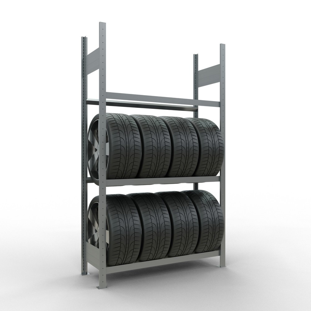 Numéro de l'image du produit 2: Rayonnage pour pneus SCHULTE, travée de base, HxlxP 2 000 x 1 150 x 400 mm