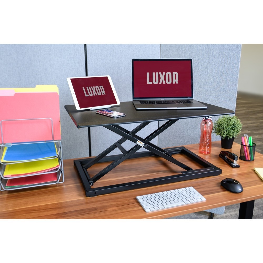 Numéro de l'image du produit 5: Rehausse de bureau réglable en hauteur, noir