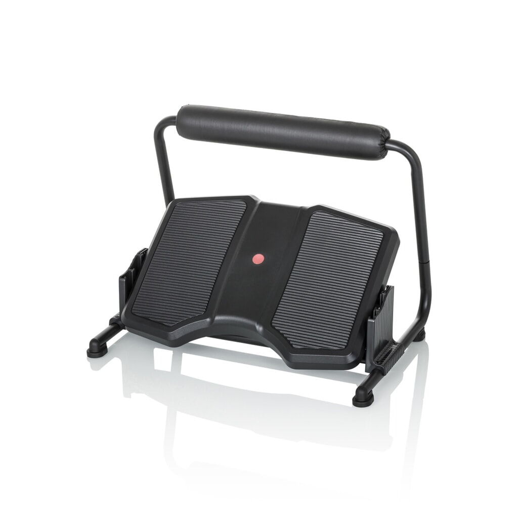 Repose-pieds hjh OFFICE PODI F avec repose-jambes plastique, noir N° de l'image du produit 4 : Repose-pieds hjh OFFICE PODI F avec repose-jambes plastique, noir