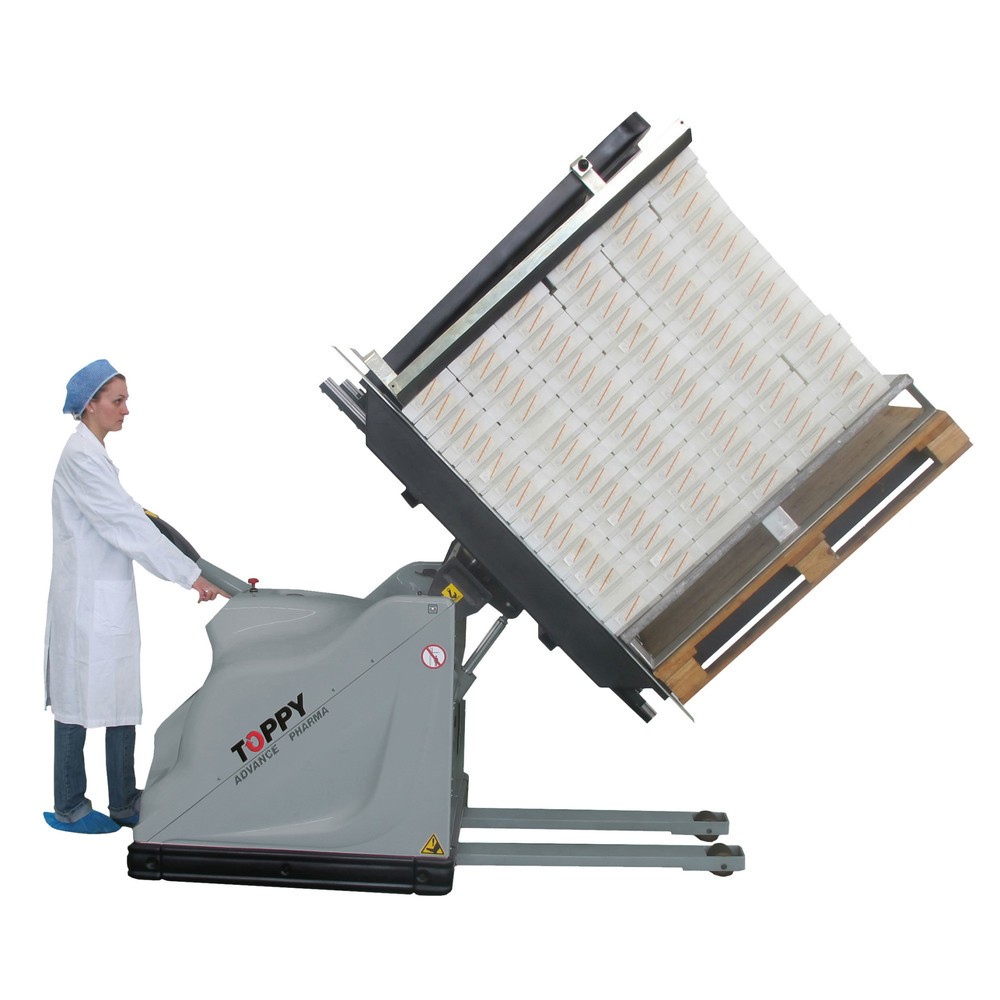 Numéro de l'image du produit 3: Retourneur de palettes mobile, ouverture 760 - 1 620 mm, capacité de charge 1 000 kg