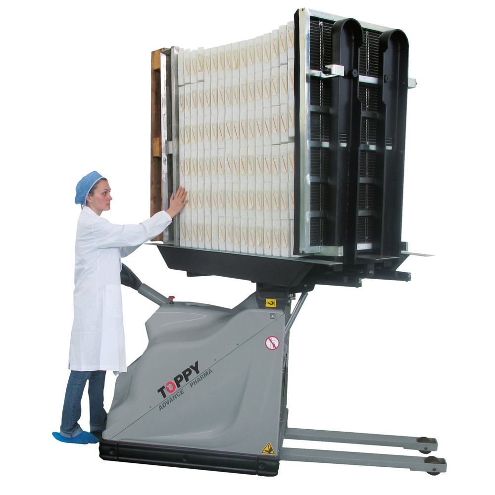 Numéro de l'image du produit 4: Retourneur de palettes mobile, ouverture 760 - 1 620 mm, capacité de charge 1 000 kg