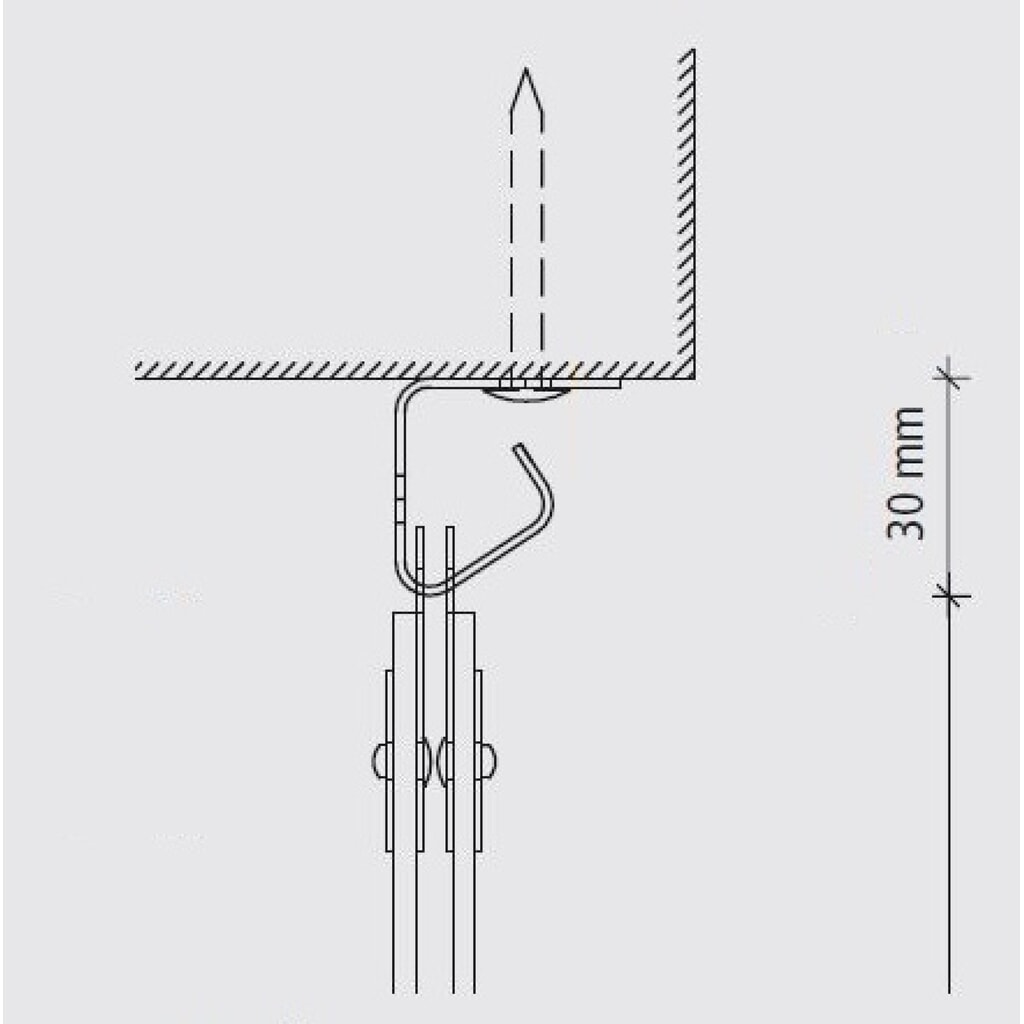 N° de l'image du produit 4 : Rideau à lanières pour l’intérieur, longueur des lanières 2 000 mm, chevauchement 36 mm