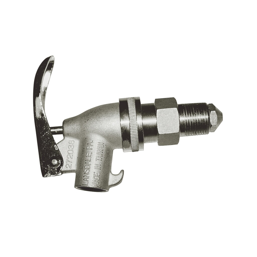 Robinet asecos®, acier inoxydable