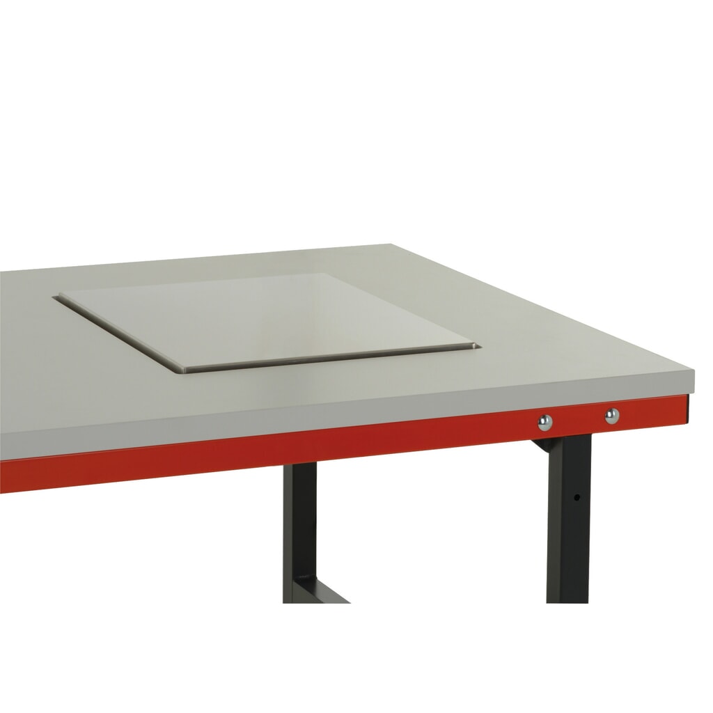 Rocholz Table d’emballage SYSTEM 2000 réglable manuellement en hauteur avec balance jusqu’à 60 kg, non soumise à l’homologation métrologique, H x l x P 690-960 x 2 000 x 920 mm N° de l'image du produit 3 : Rocholz Table d’emballage SYSTEM 2000 réglable manuellement en hauteur avec balance jusqu’à 60 kg, non soumise à l’homologation métrologique, H x l x P 690-960 x 2 000 x 920 mm
