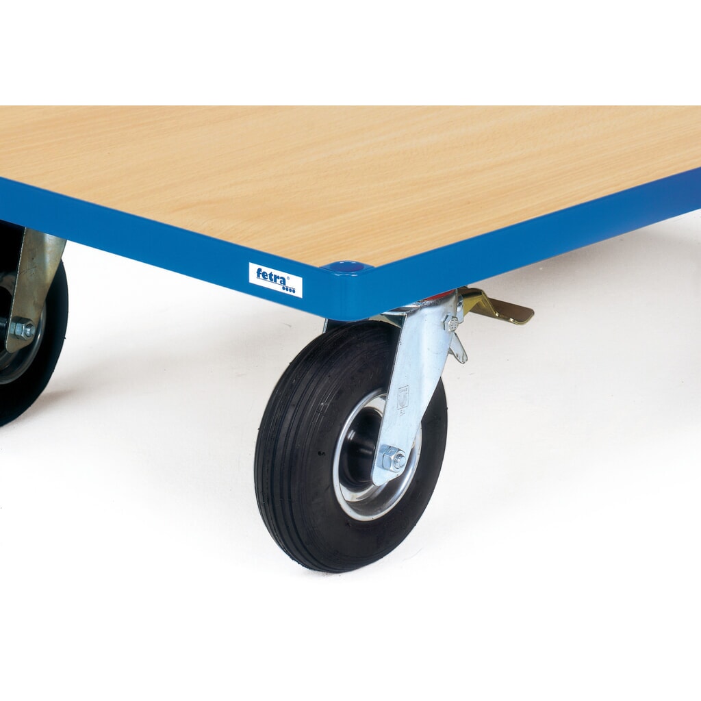 Illustration du produit: Supplément roues à pneumatiques gonflables pour chariot d'atelier fetra®, capacité de charge 400 kg