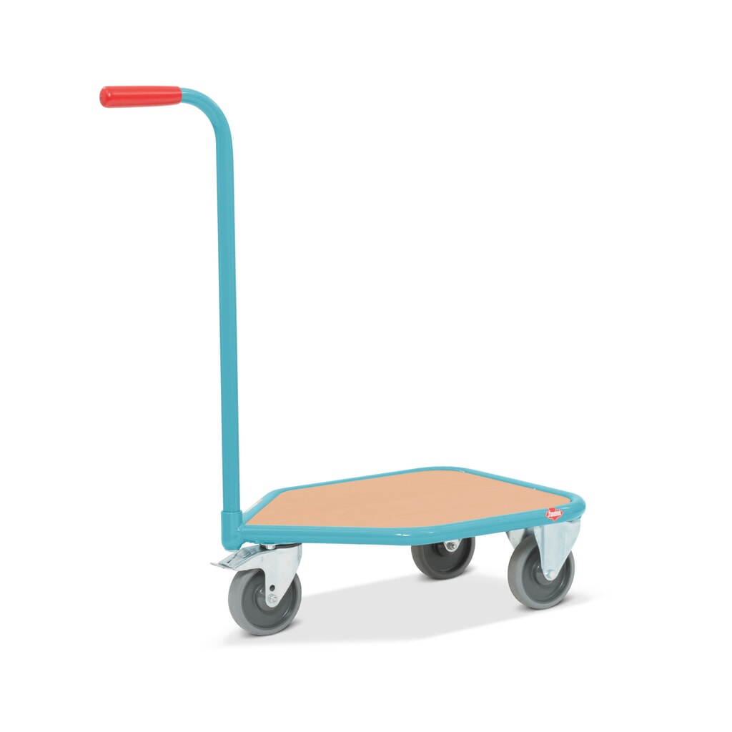 Illustration du produit: Rouleur à poignée Ameise®, plate-forme de chargement en bois de 450 x 450 mm