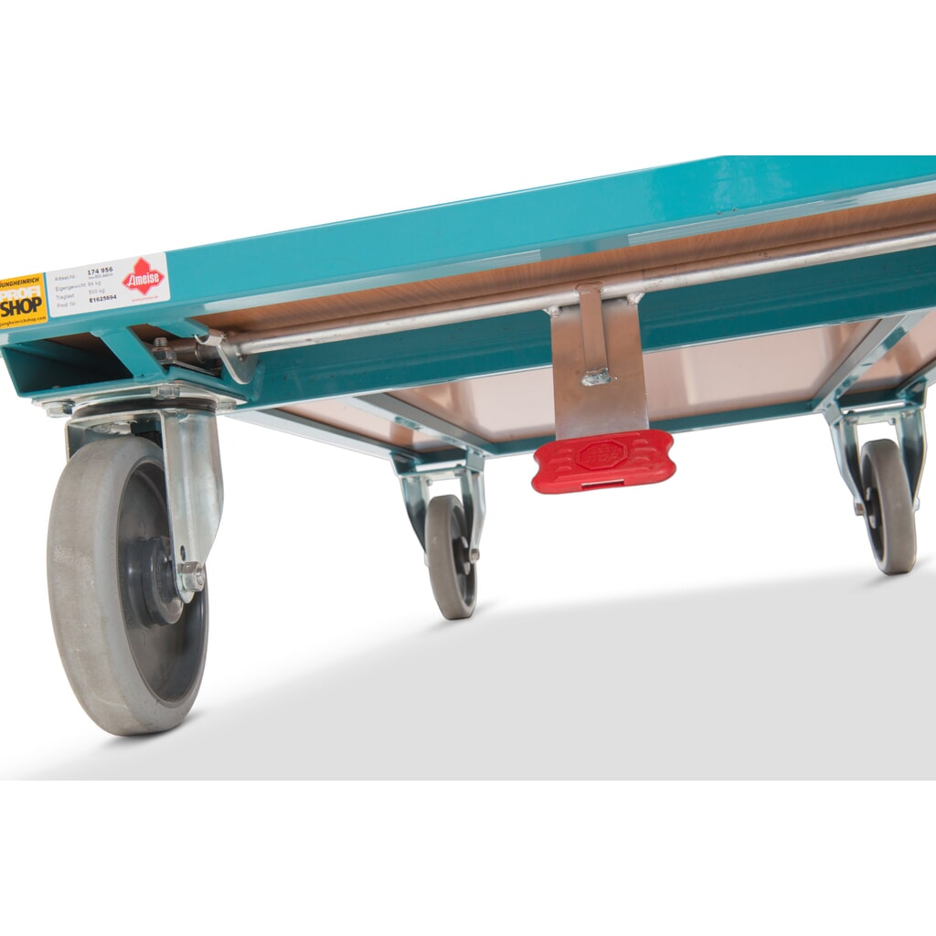 N° de l'image du produit 2 : Servante lourde Ameise®, 2 plateaux à 1 000 x 700 mm