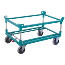 N° de l'image du produit 1 : Rouleur Ameise®, avec butées d’angle de blocage des palettes, hauteur de chargement 650 mm, bandage TPE