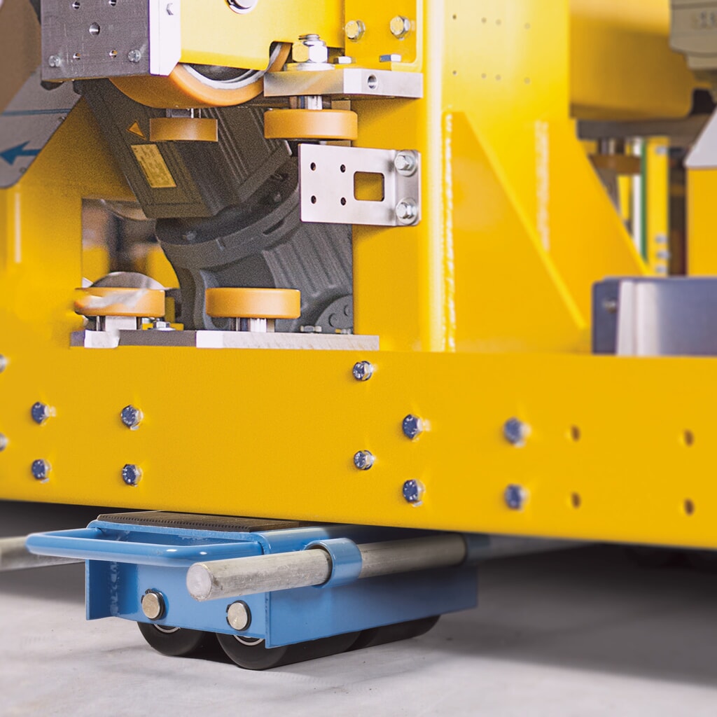 N° de l'image du produit 4 : Rouleur HEMMDAL, réglable, capacité de charge 6 000 kg, pneus nylon