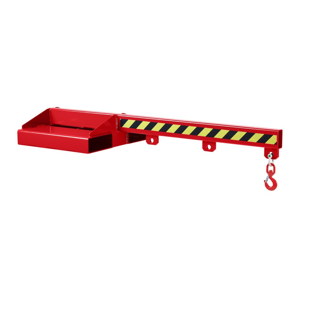 Numéro de l'image du produit 1: RR-Industrietechnik® Bras de charge type RLA, profondeur 1 500 mm, capacité de charge 250 - 1 000 kg, RAL 3000 rouge feu
