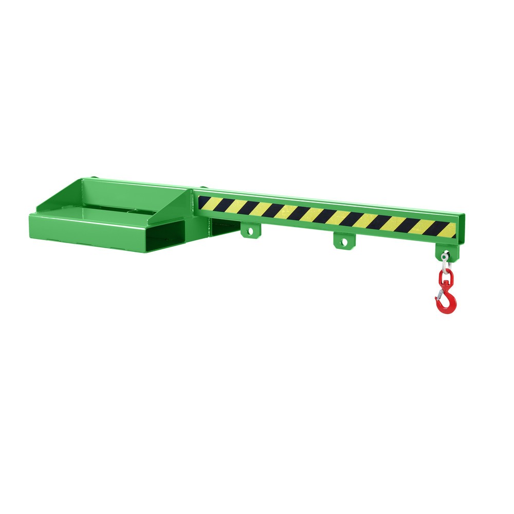 Numéro de l'image du produit 1: RR-Industrietechnik® Bras de charge type RLA, profondeur 1 500 mm, capacité de charge 250 - 1 000 kg, RAL 6 018 vert jaune