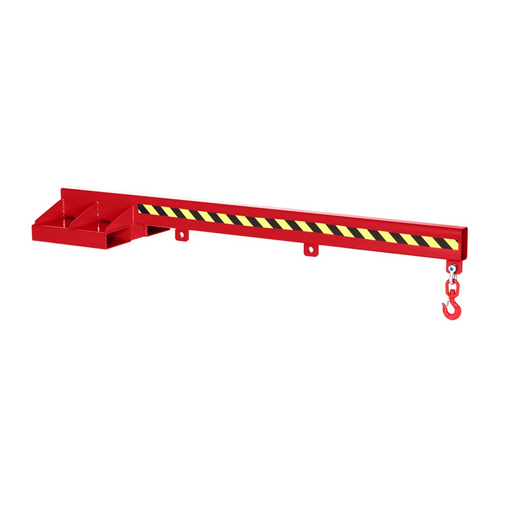 Numéro de l'image du produit 1: RR-Industrietechnik® Bras de charge type RLA, profondeur 2 400 mm, capacité de charge 100 - 1 000 kg, RAL 3000 rouge feu