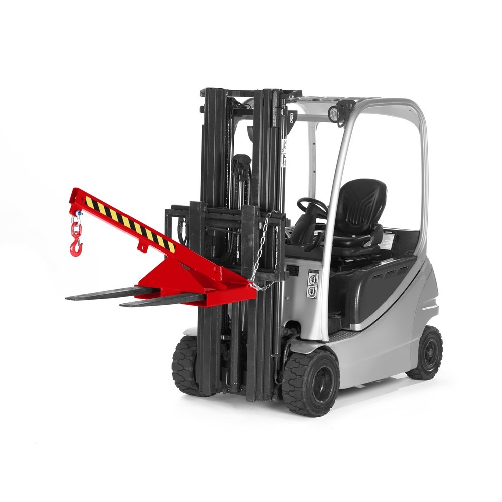 Numéro de l'image du produit 2: RR-Industrietechnik® Bras de charge type RLH, capacité de charge 350 - 1 000 kg, RAL 3000 rouge feu