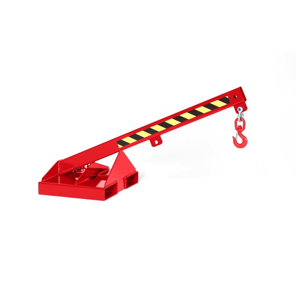 Numéro de l'image du produit 1: RR-Industrietechnik® Bras de charge type RLH, capacité de charge 350 - 1 000 kg, RAL 3000 rouge feu