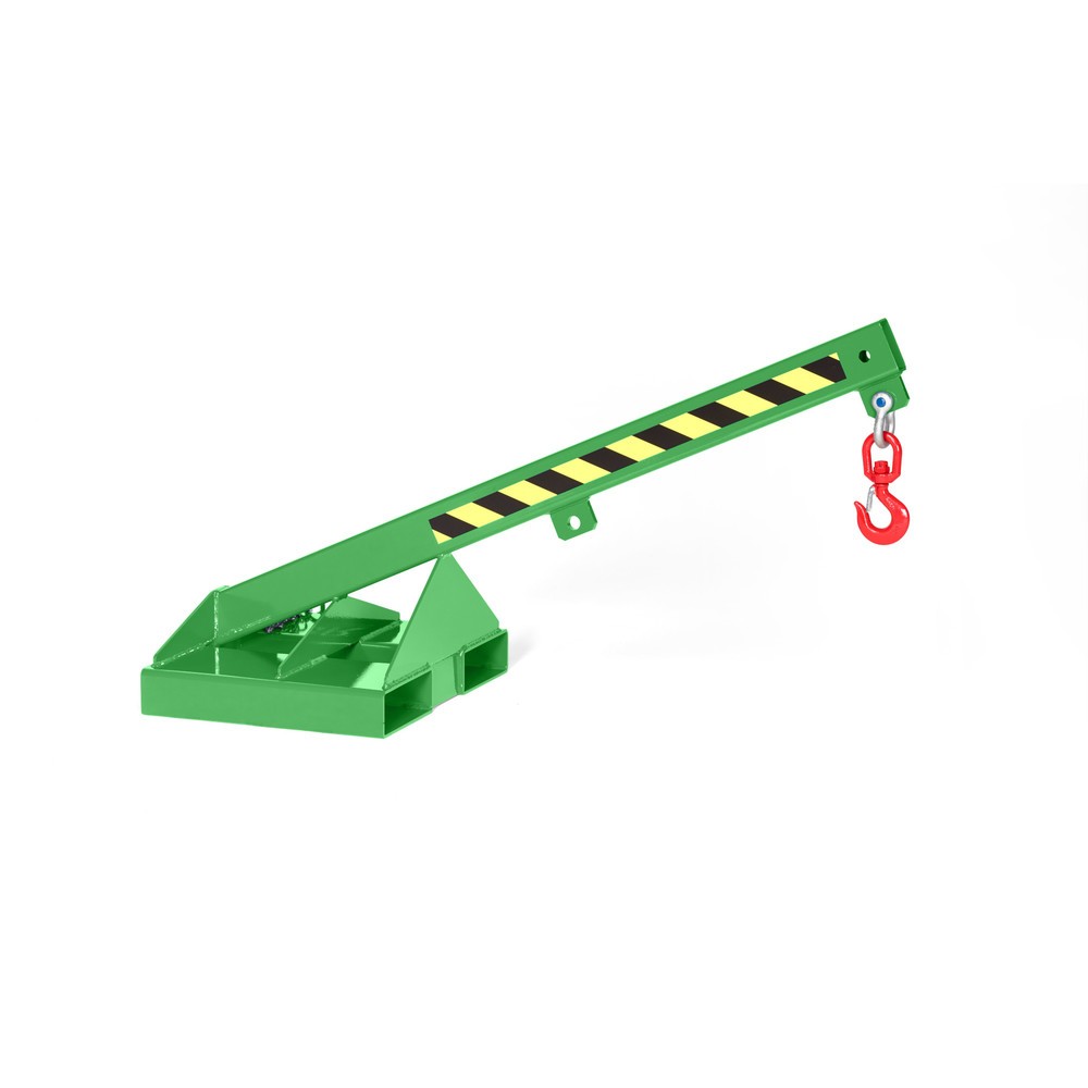 Numéro de l'image du produit 1: RR-Industrietechnik® Bras de charge type RLH, capacité de charge 350 - 1 000 kg, RAL 6 018 vert jaune