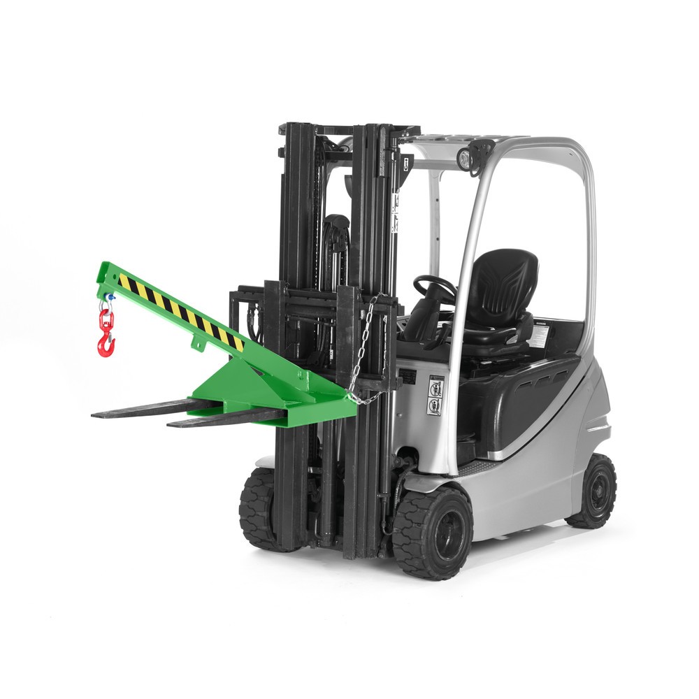 Numéro de l'image du produit 2: RR-Industrietechnik® Bras de charge type RLH, capacité de charge 350 - 1 000 kg, RAL 6 018 vert jaune