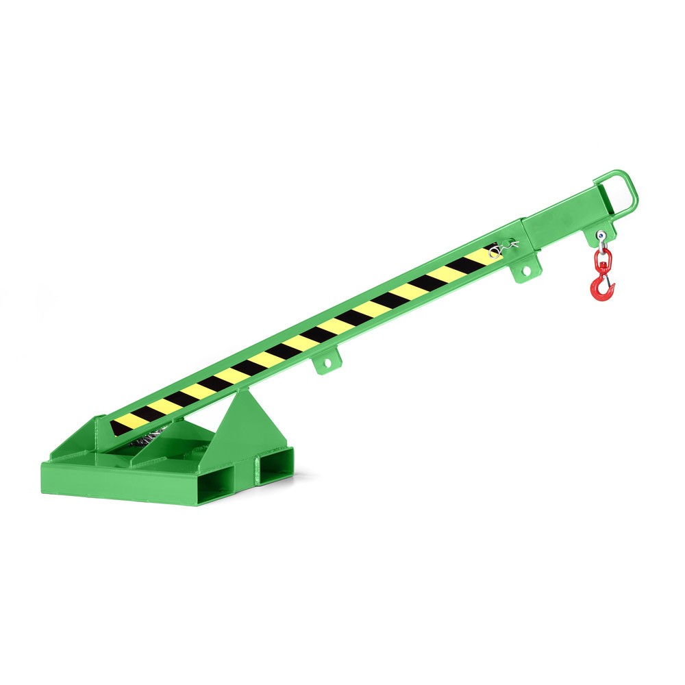 Numéro de l'image du produit 1: RR-Industrietechnik® Bras de charge type RLH-T, capacité de charge 175 - 1 000 kg, télescopique, RAL 6 018 vert jaune