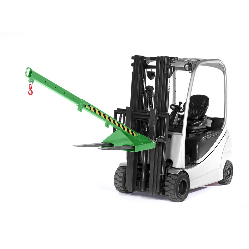 Numéro de l'image du produit 2: RR-Industrietechnik® Bras de charge type RLH-T, capacité de charge 175 - 1 000 kg, télescopique, RAL 6 018 vert jaune