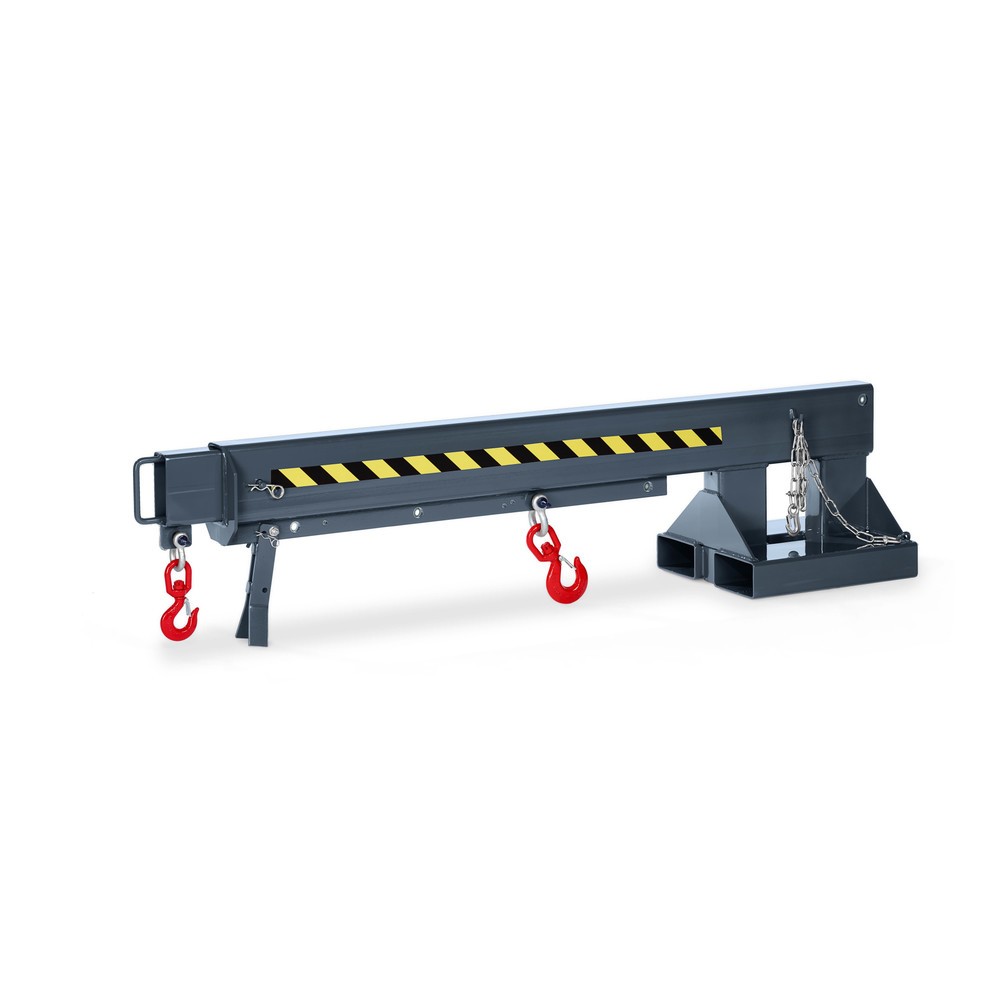 Numéro de l'image du produit 1: RR-Industrietechnik® Flèche de grue type RKA, capacité de charge 650 ‑ 3 000 kg, RAL 7016 gris anthracite