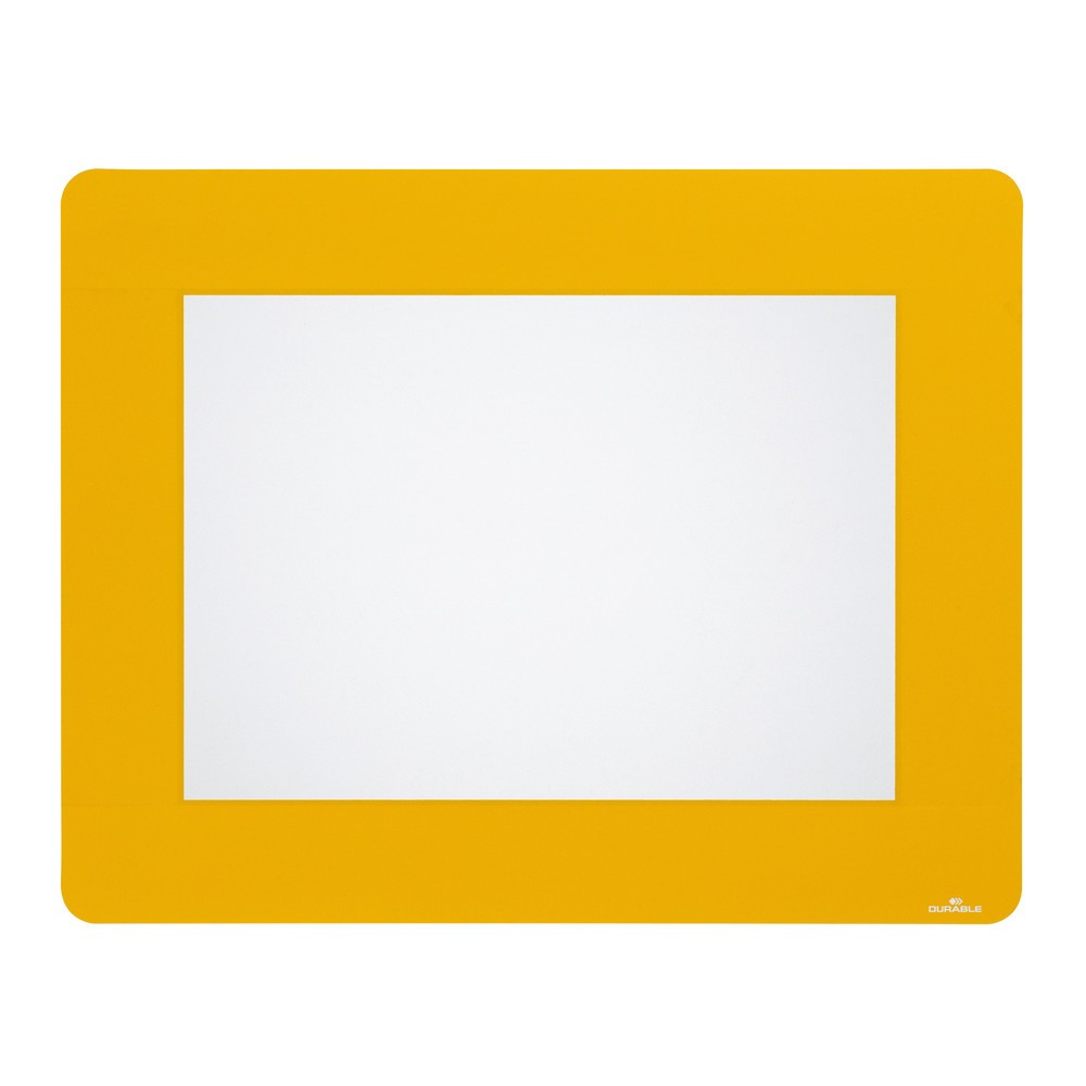 Numéro de l'image du produit 1: Ruban de marquage au sol DURABLE DIN A4, Hxl 314 x 401 mm, épaisseur 0,4 mm, amovible, 2 paquets de 10 pièces/UV