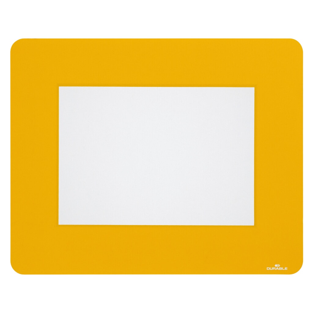 Ruban de marquage au sol DURABLE DIN A5, Hxl 314 x 252 mm, épaisseur 0,4 mm, amovible, 2 paquets de 10 pièces/UV N° de l'image du produit 1 : Ruban de marquage au sol DURABLE DIN A5, Hxl 314 x 252 mm, épaisseur 0,4 mm, amovible, 2 paquets de 10 pièces/UV