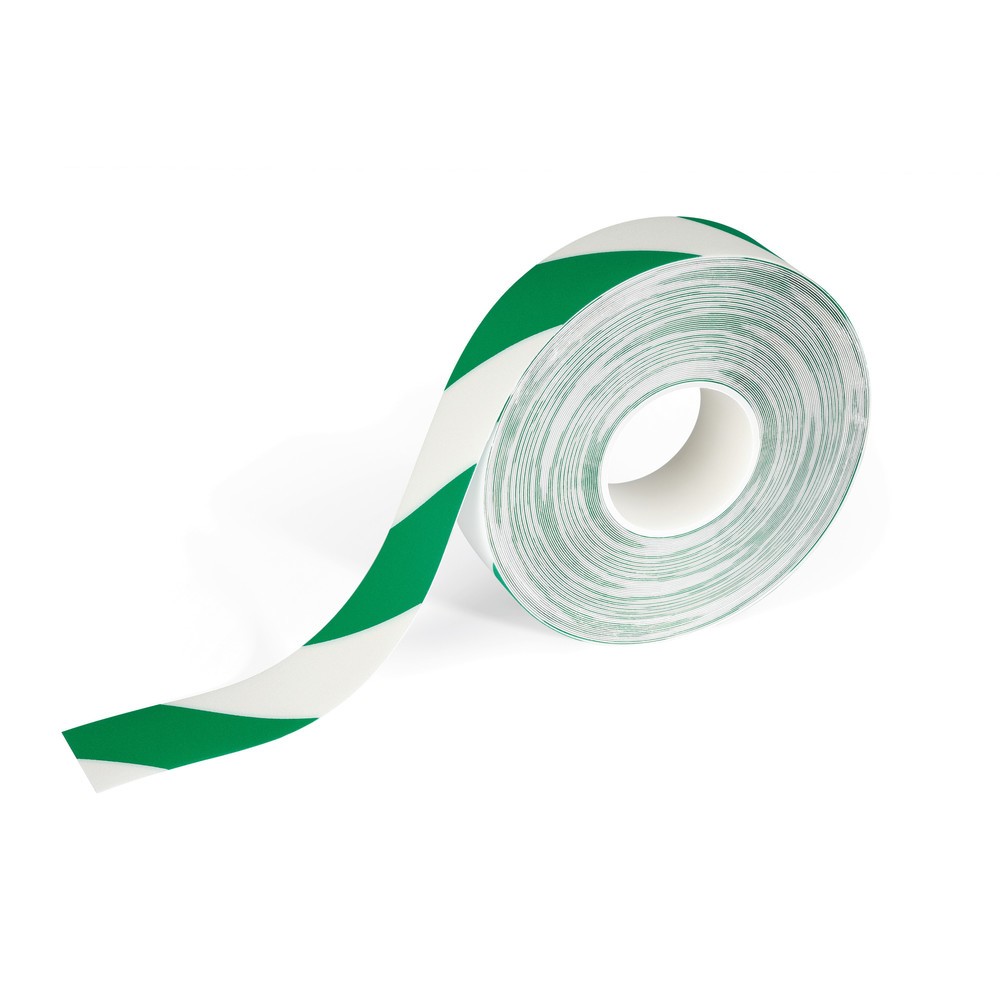 Numéro de l'image du produit 1: Ruban de marquage au sol DURALINE® STRONG 50/07 de DURABLE, vert/blanc