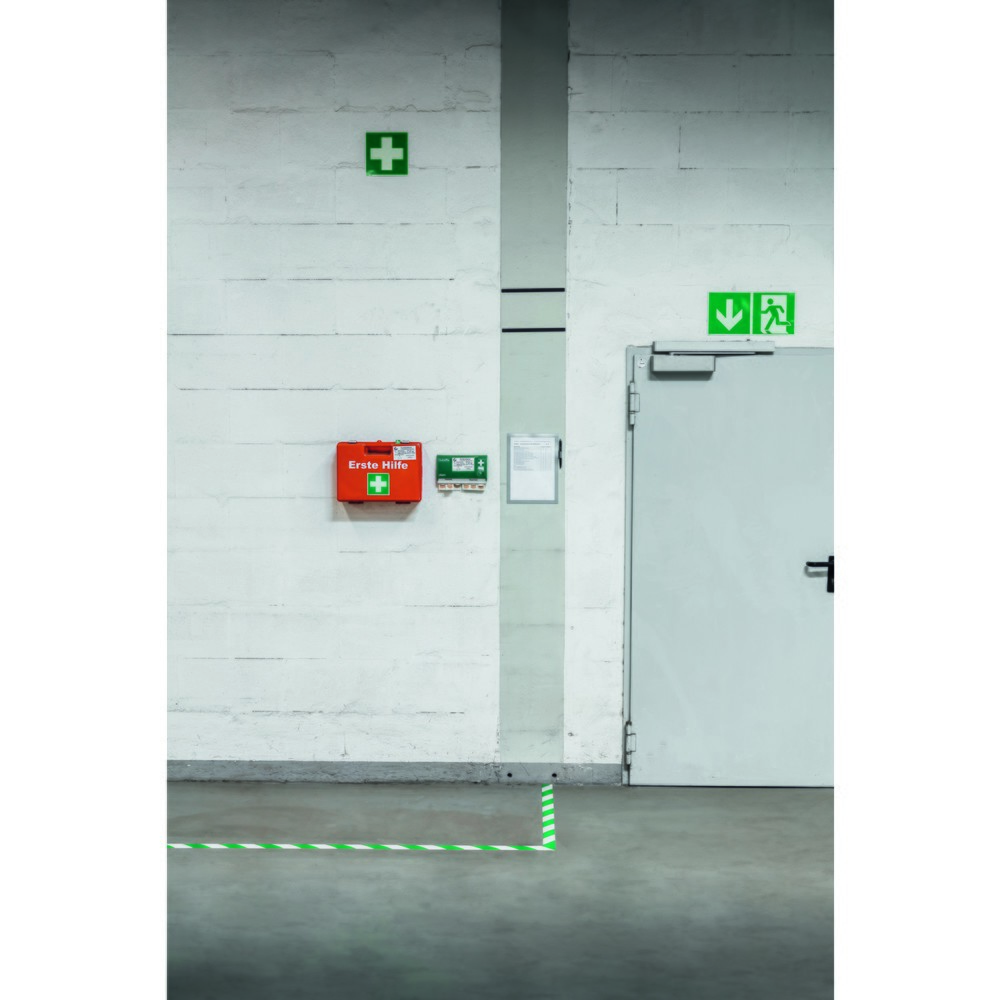 Numéro de l'image du produit 3: Ruban de marquage au sol DURALINE® STRONG 50/07 de DURABLE, vert/blanc