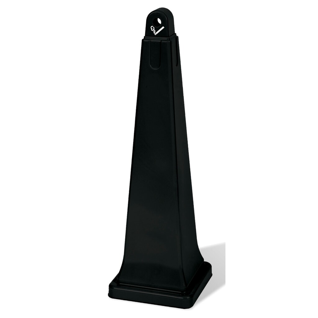 Rubbermaid® Cendrier sur pied GroundsKeeper, noir, HxlxP 1 001 x 311 x 311 mm N° de l'image du produit 1 : Rubbermaid® Cendrier sur pied GroundsKeeper, noir, HxlxP 1 001 x 311 x 311 mm