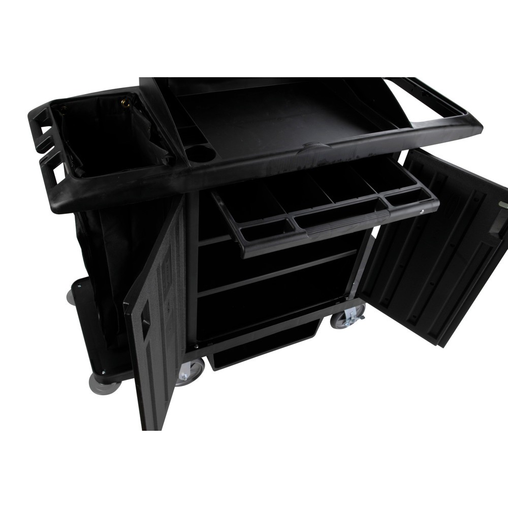 Numéro de l'image du produit 5: Rubbermaid® Chariot d'étage, noir, HxlxP 1 270 x 559 x 1 524 mm