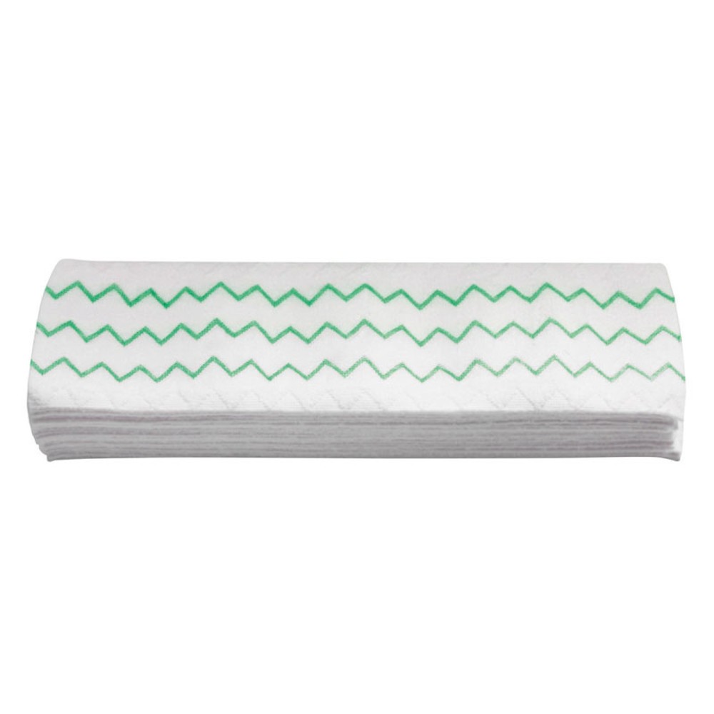 Numéro de l'image du produit 1: Rubbermaid® Frange de lavage microfibre jetable, vert