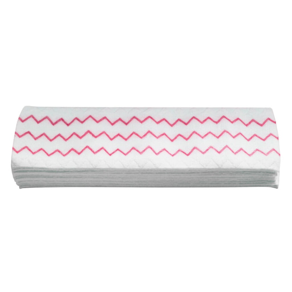 Illustration du produit: Rubbermaid® Frange de lavage microfibre jetable, rouge
