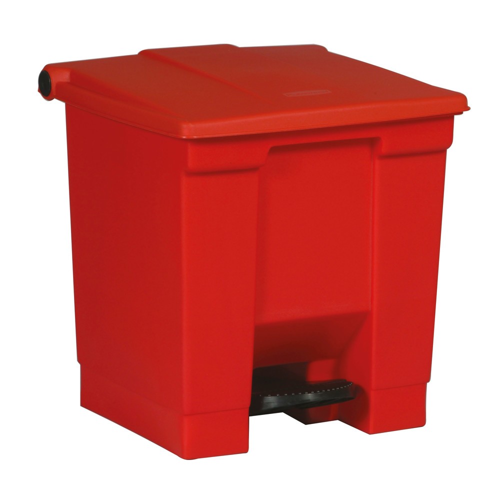 Illustration du produit: Rubbermaid® Poubelle à pédale Step-On Classic, 30 litres, rouge