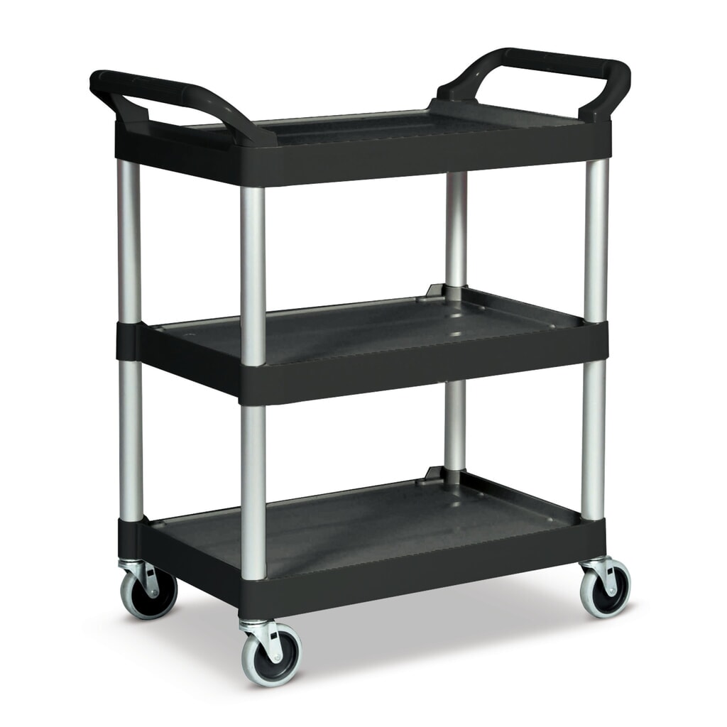 Illustration du produit: Servante Rubbermaid®, capacité de charge 90 kg, noire